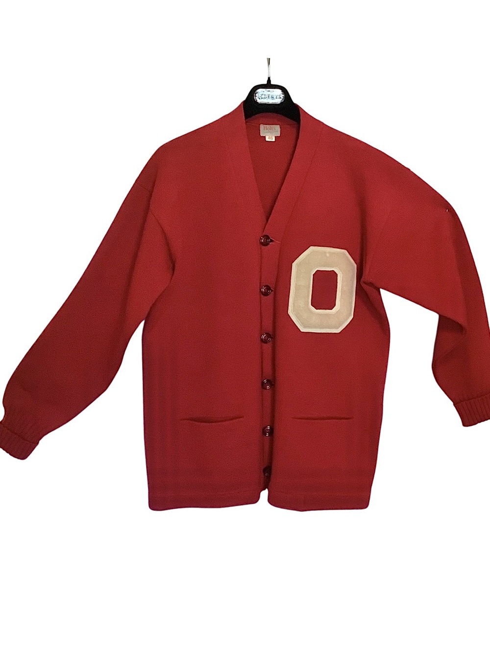 Vintage Circa 1940’s Sand Knit University of Oklahoma Letterman’s Cardigan